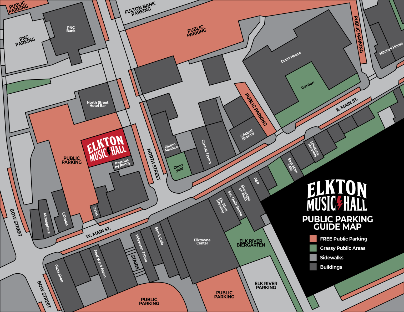 Parking & Directions Elkton Music Hall